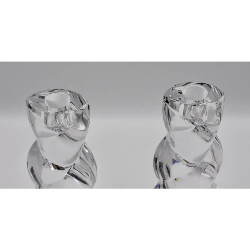 Vintage Mikasa Harlequin Twist Crystal 7